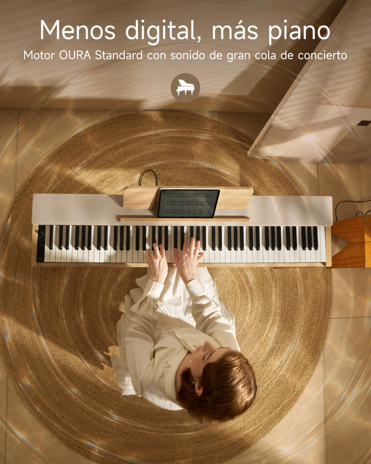 Donner OURA J100 Piano digital doméstico de 88 teclas