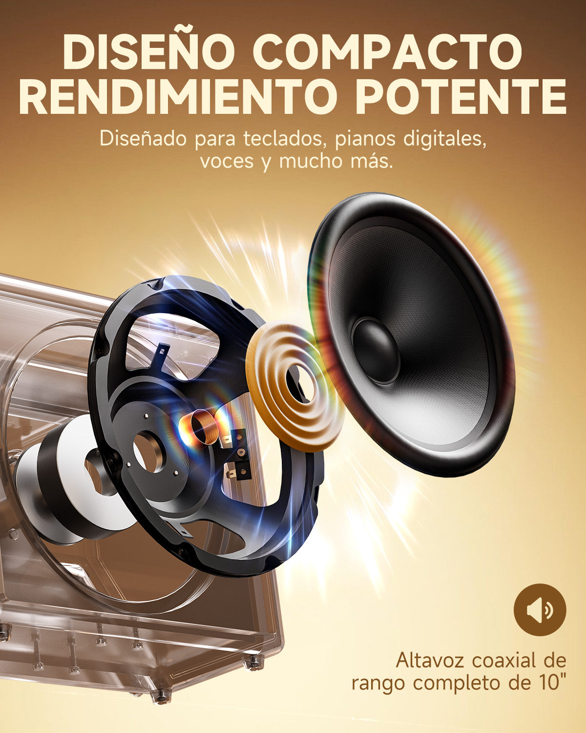 DONNER DKA-50 Amplificador de teclado de 50 W