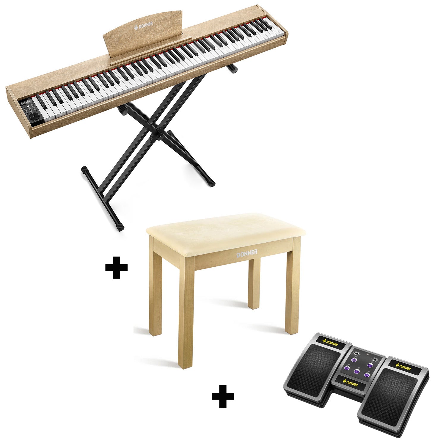 Donner DEP-1S Piano digital con teclado semi-pesado
