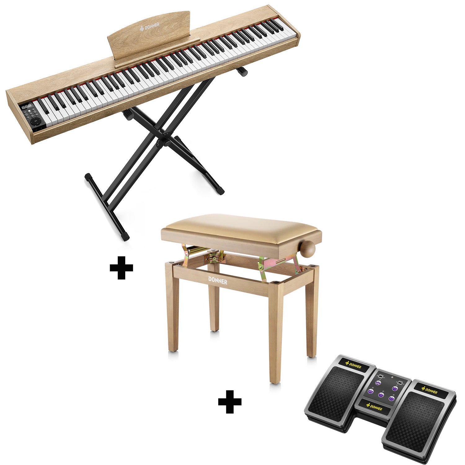 Donner DEP-1S Piano digital con teclado semi-pesado