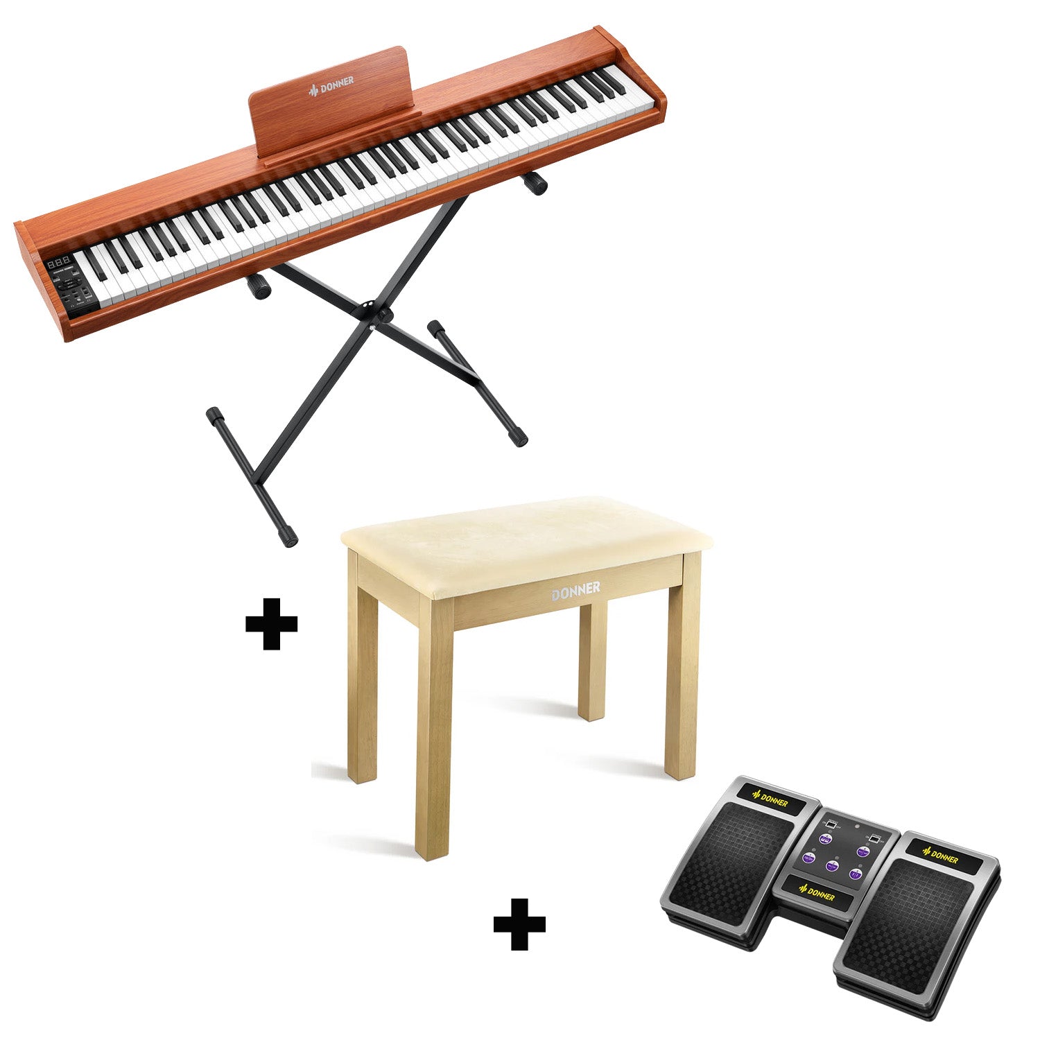 Donner DEP-1S Piano digital con teclado semi-pesado