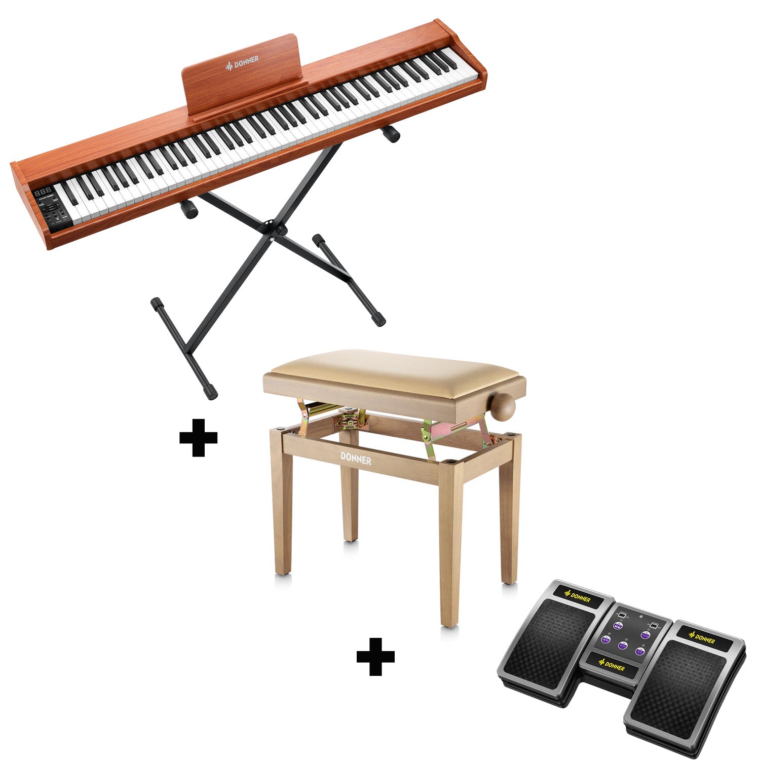 Donner DEP-1S Piano digital con teclado semi-pesado