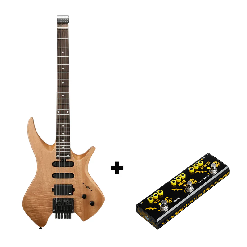 Donner HLX-500 Guitarra eléctrica sin pala【Modelo original NHL-500】