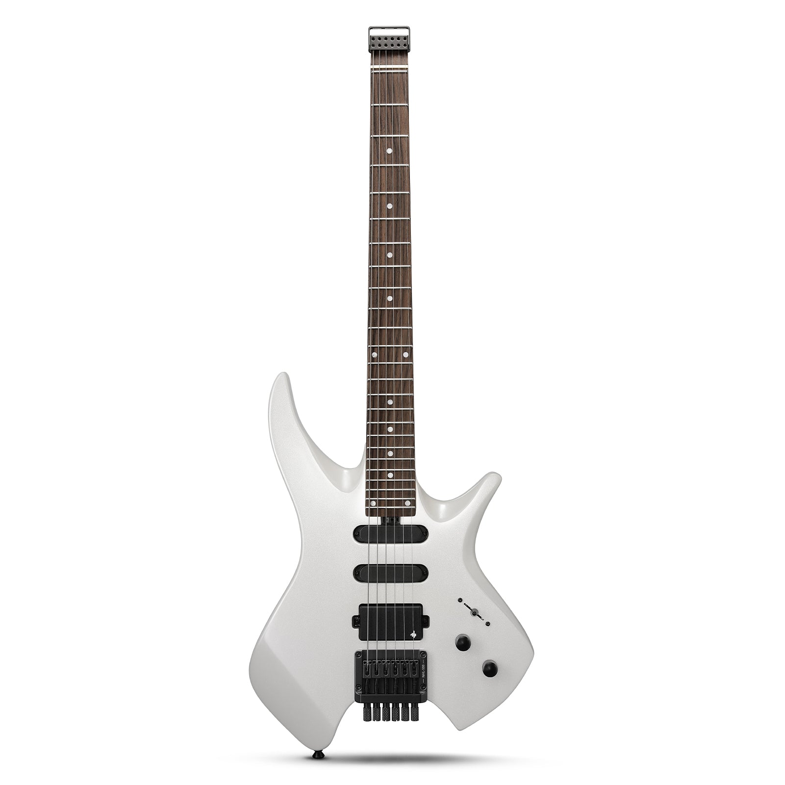 Donner NHL-500 Guitarra eléctrica sin pala-Blanco##