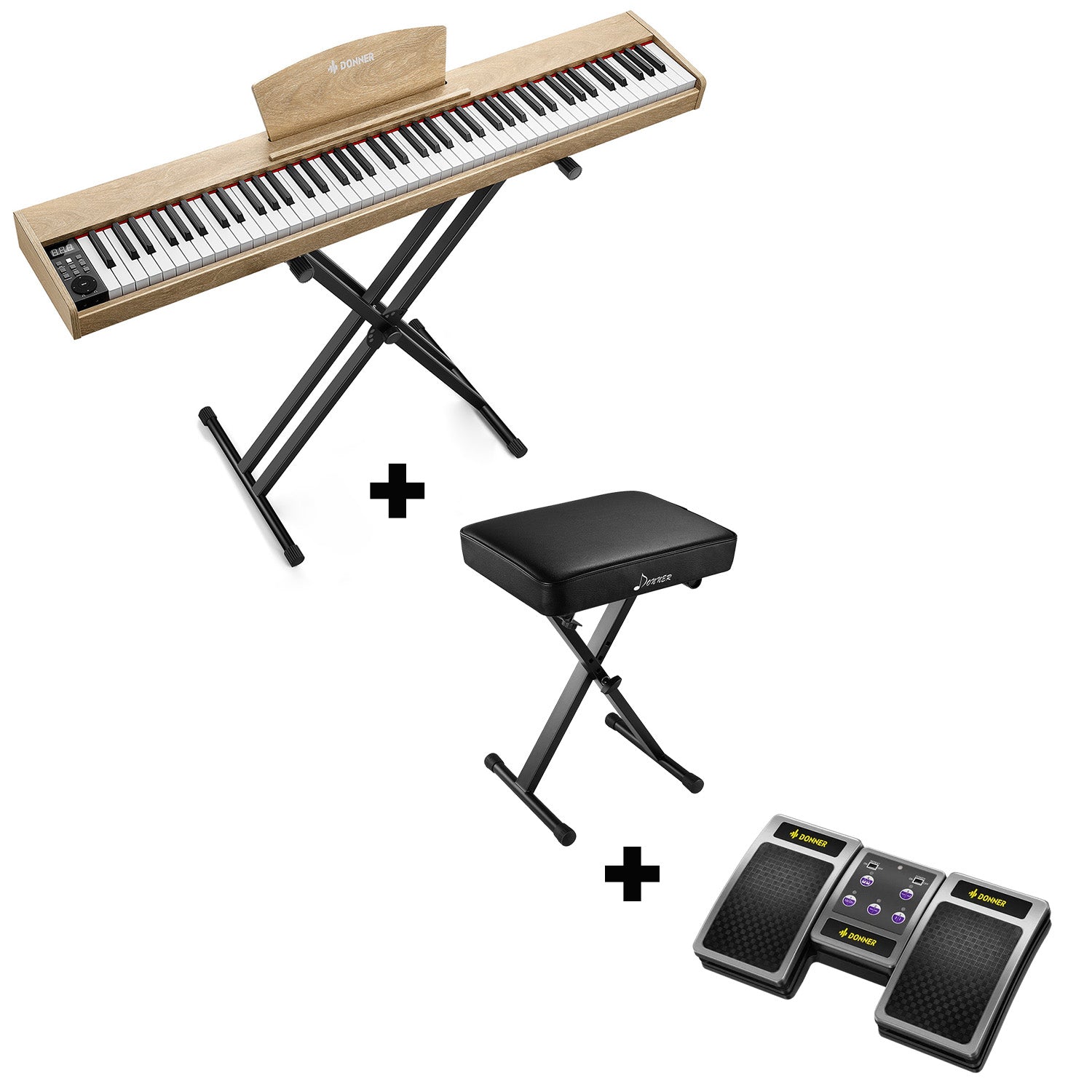 Donner DEP-1S Piano digital con teclado semi-pesado