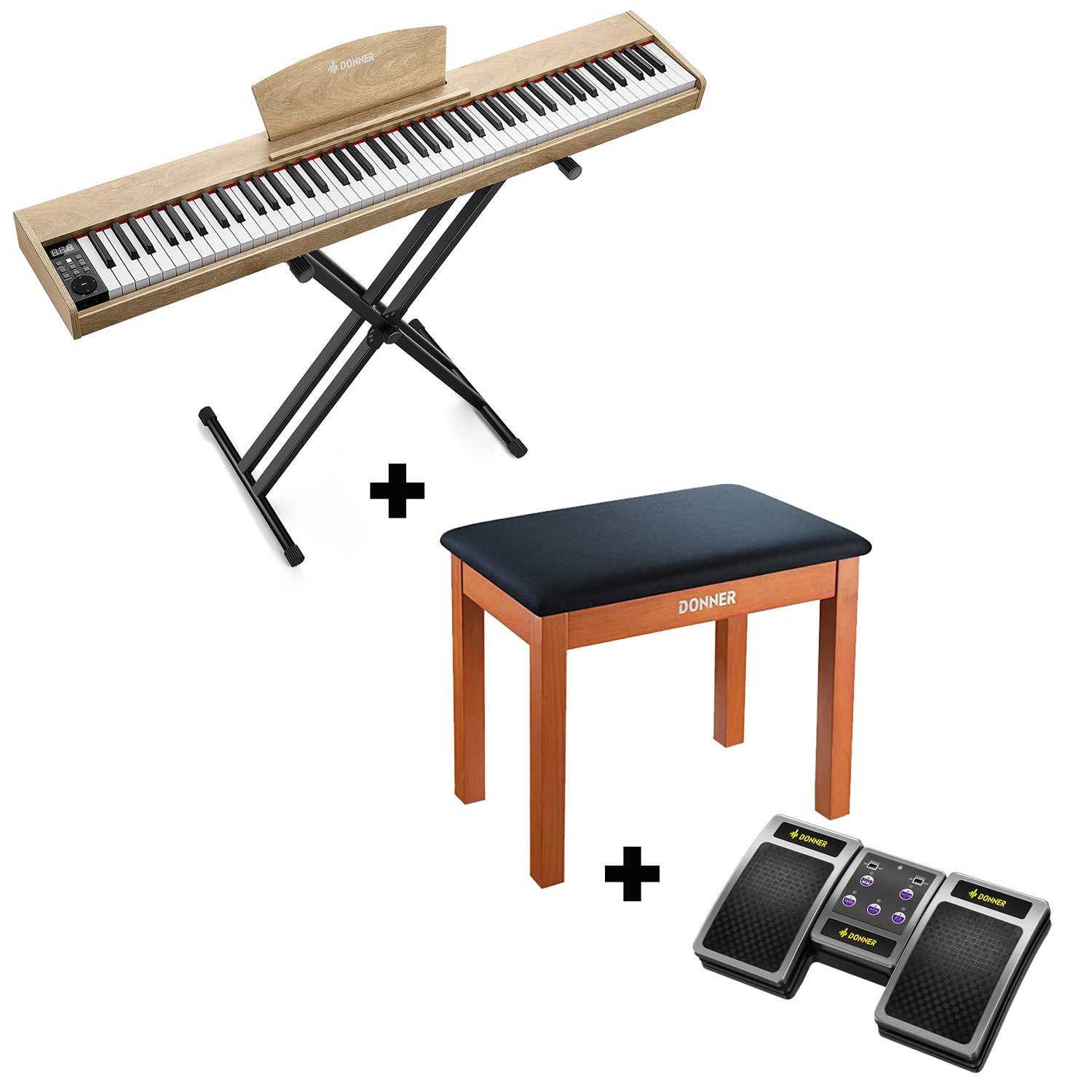 Donner DEP-1S Piano digital con teclado semi-pesado