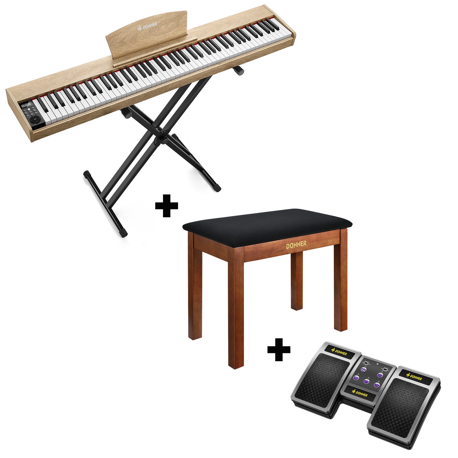 Donner DEP-1S Piano digital con teclado semi-pesado