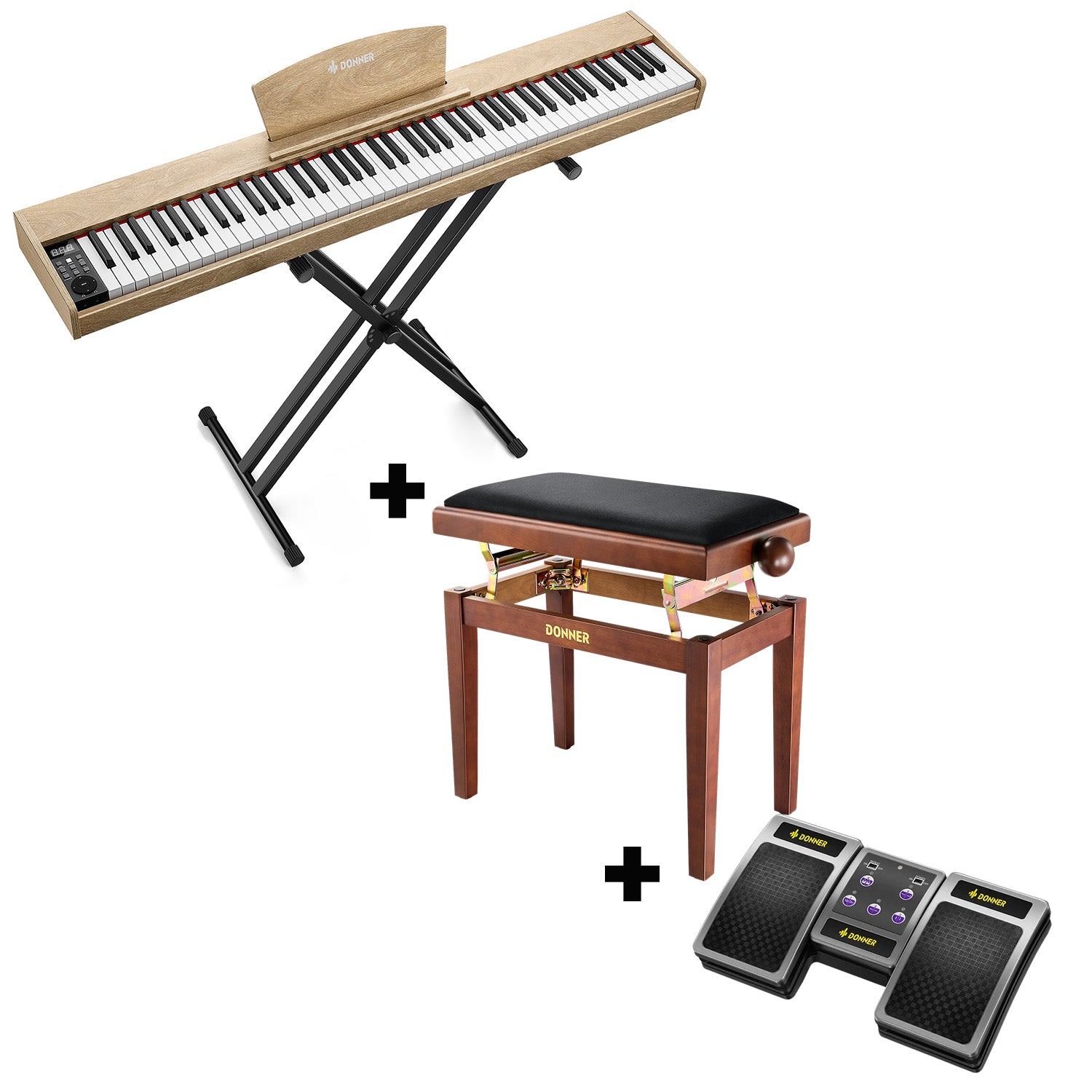 Donner DEP-1S Piano digital con teclado semi-pesado