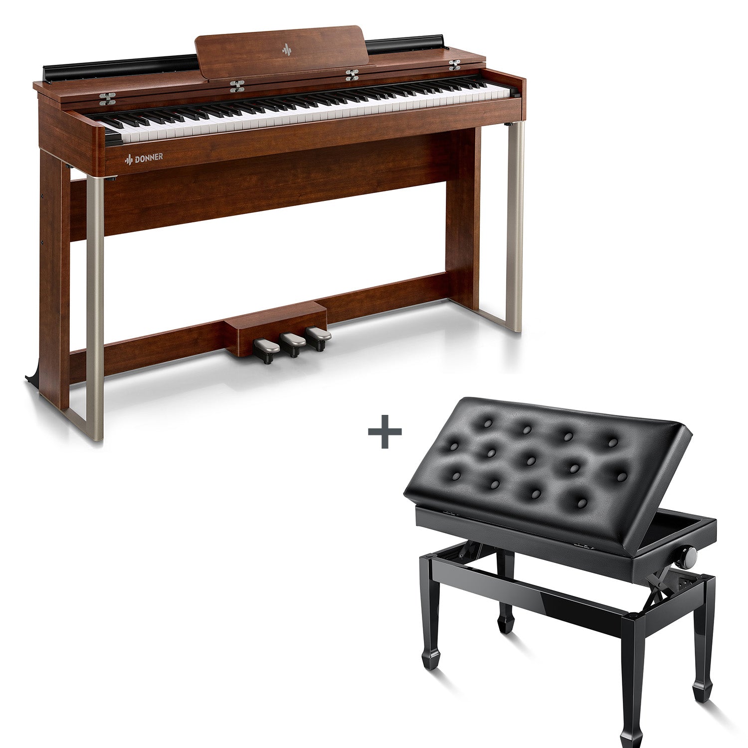 Donner DDP-200 MK2 Piano Digital con Acción de Martillo Graduada