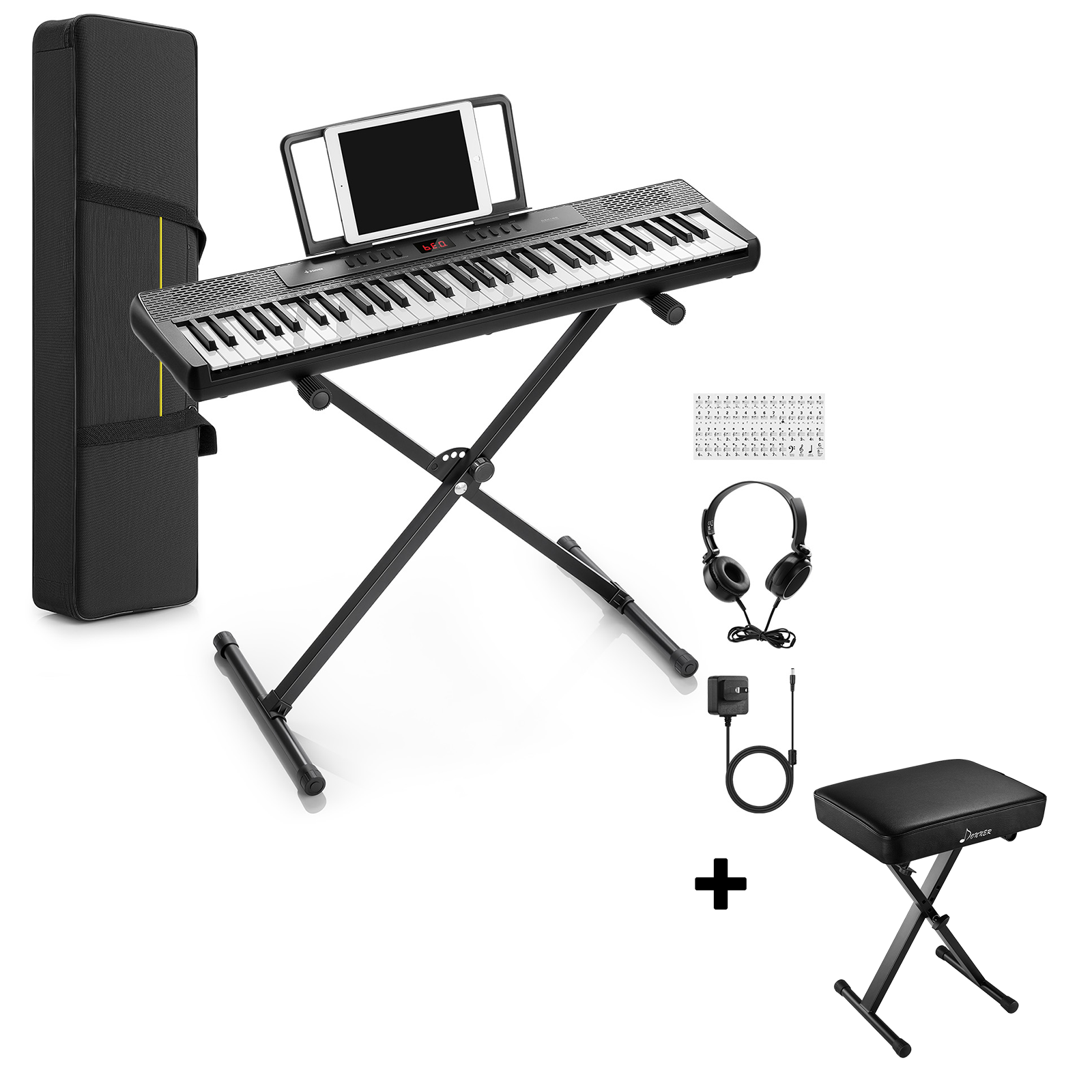 DONNER DEK-60 Teclado electrónico de 61 teclas