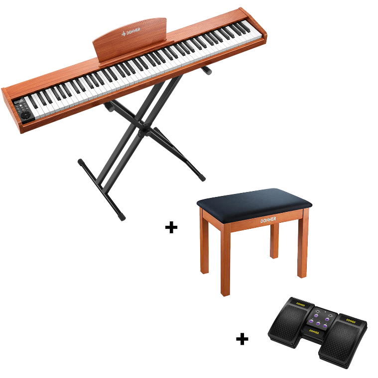 Donner DEP-1S Piano digital con teclado semi-pesado
