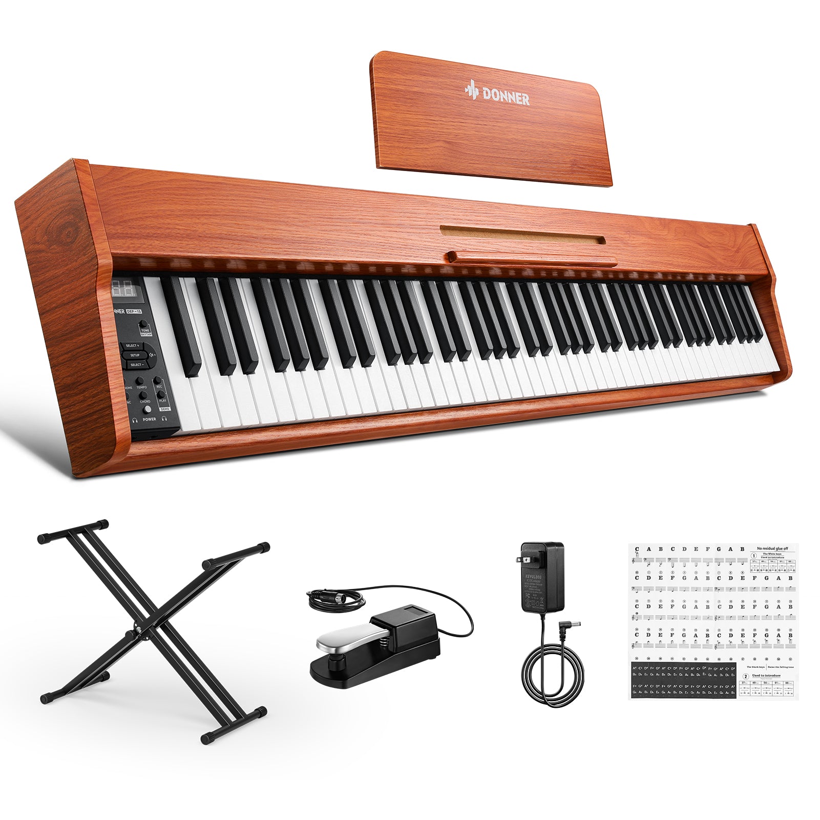 Donner DEP-1S Piano digital con teclado semi-pesado