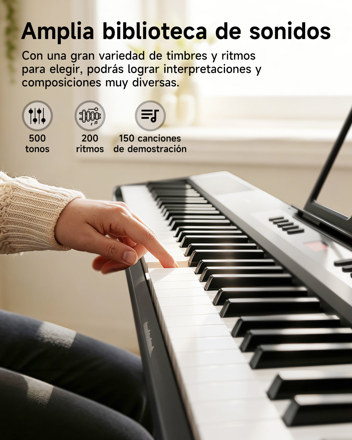 Donner DEP-07 Piano digital portátil de 88 teclas semipesadas