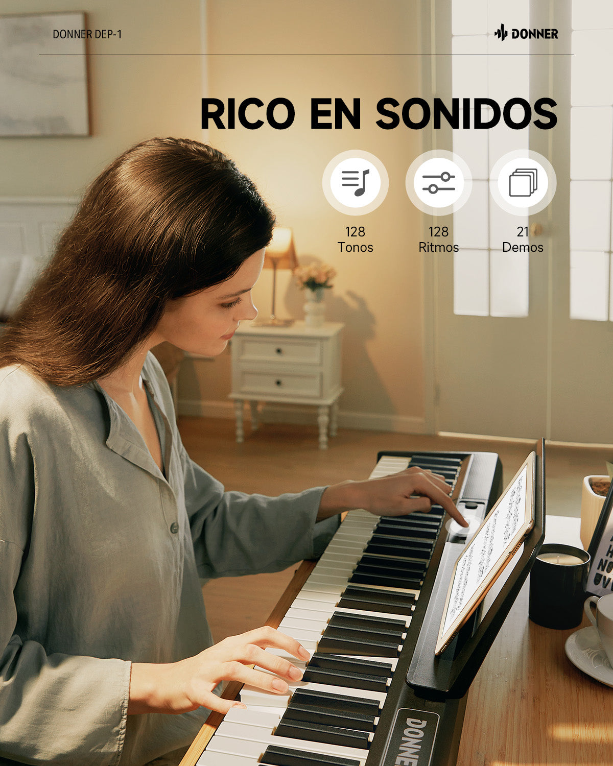 Donner DEP-1 Piano digital para principiantes