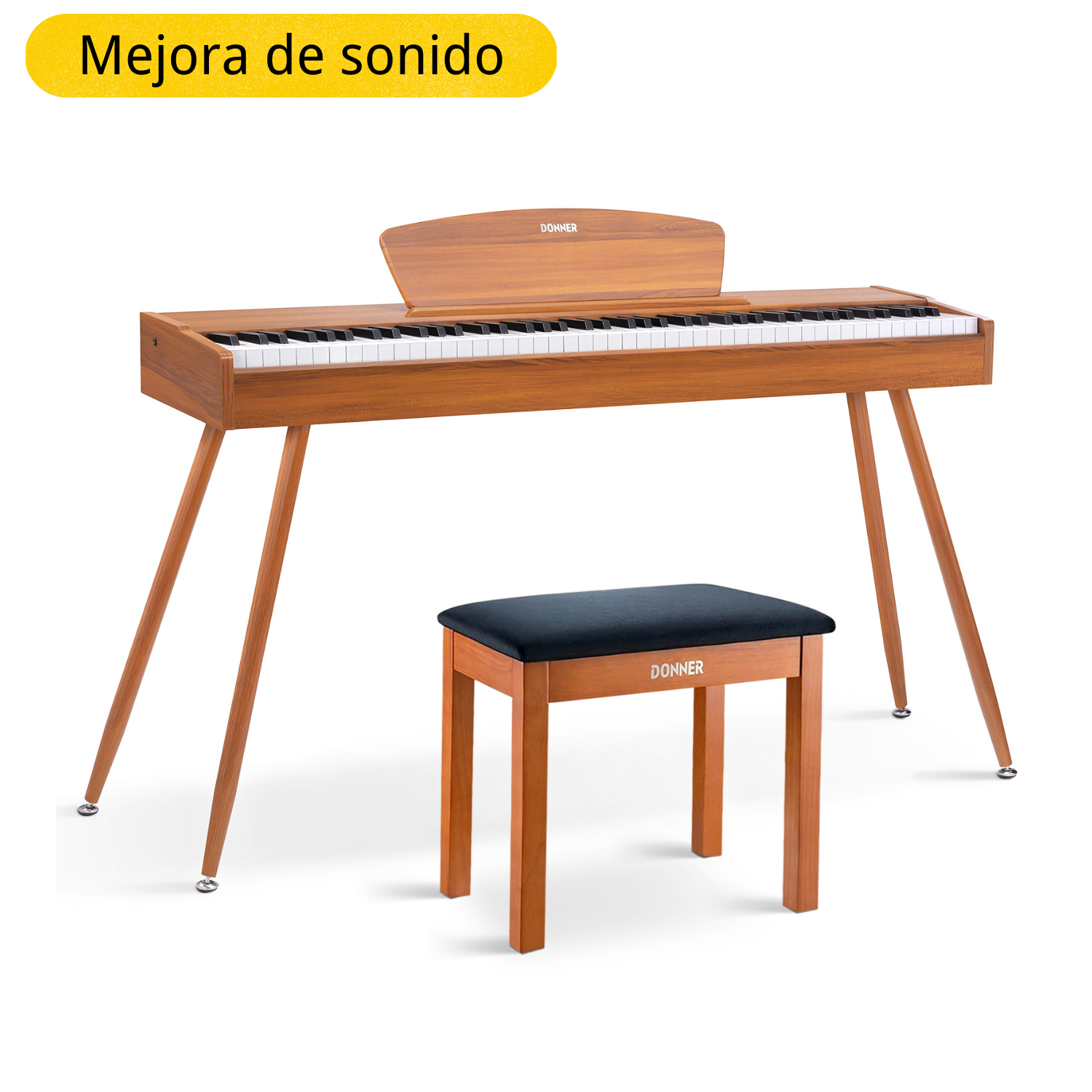 Donner DDP-80 Piano digital de madera con teclado fully weighted