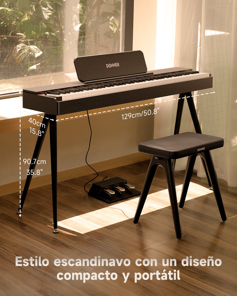 Donner OURA™ S100  Piano digital doméstico de 88 teclas