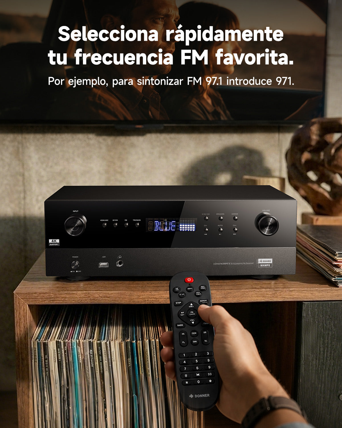 Donner MAMP8 Receptor AV de 5.2 canales