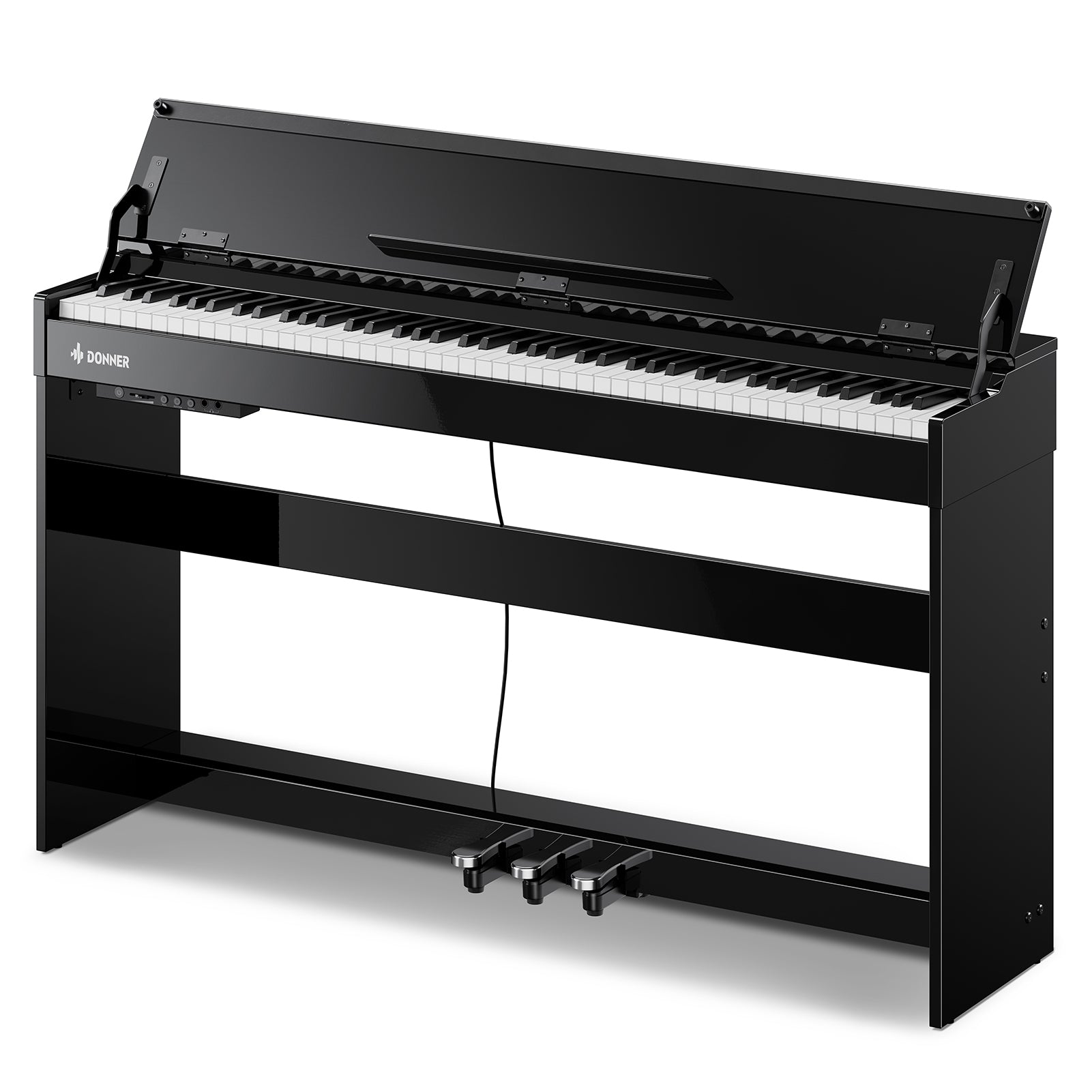 Donner DDP-75 Piano digital moderno con acabado de alto brillo