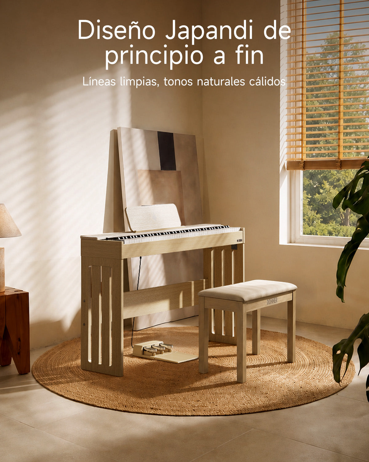 Donner OURA J100 Piano digital doméstico de 88 teclas