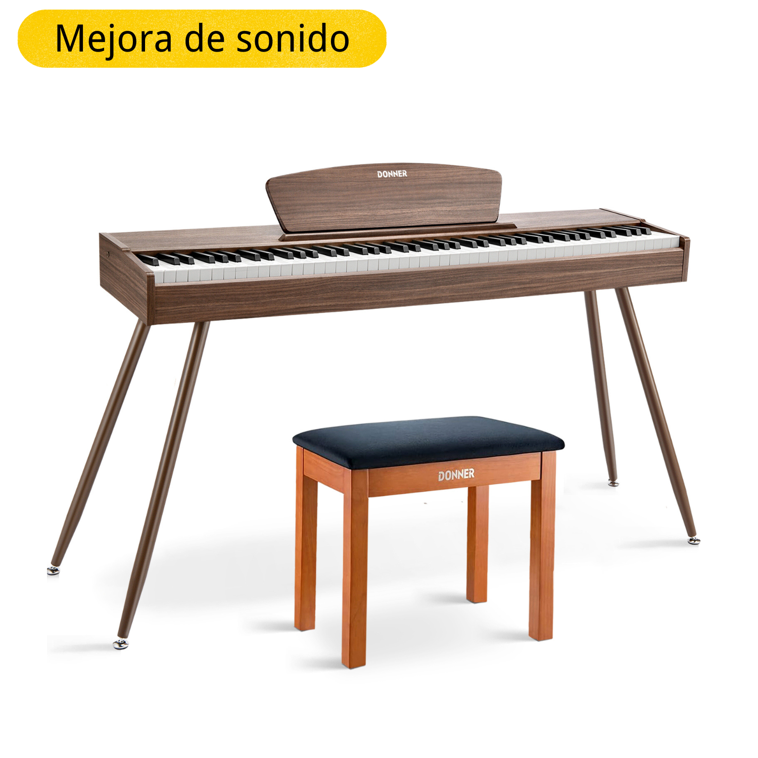 Donner DDP-80 Piano digital de madera con teclado fully weighted