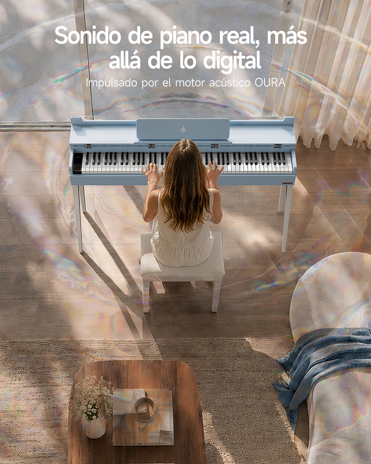 Donner OURA S200 Piano digital doméstico de 88 teclas Negro