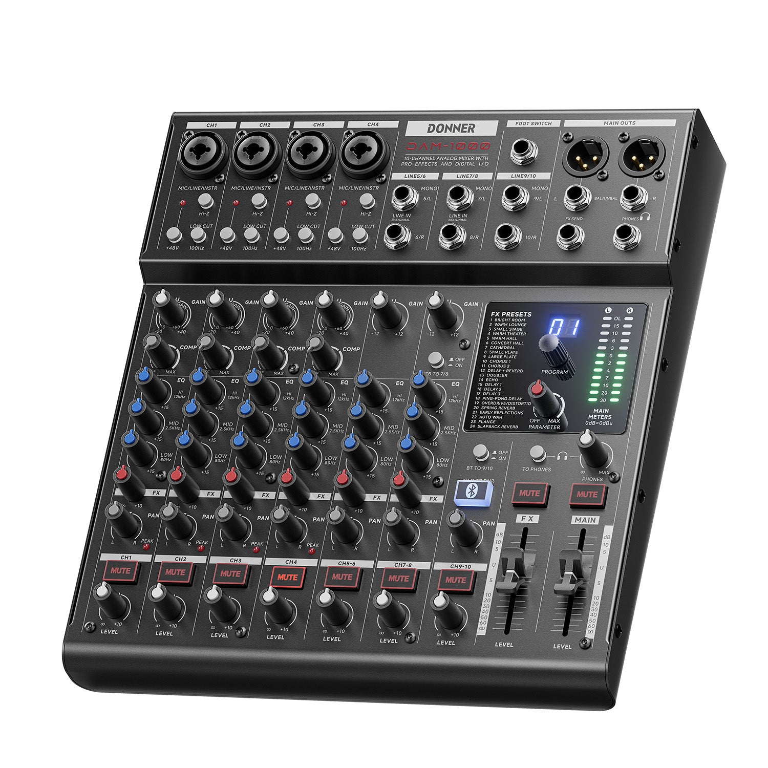 Mezclador de audio DONNER DAM1000