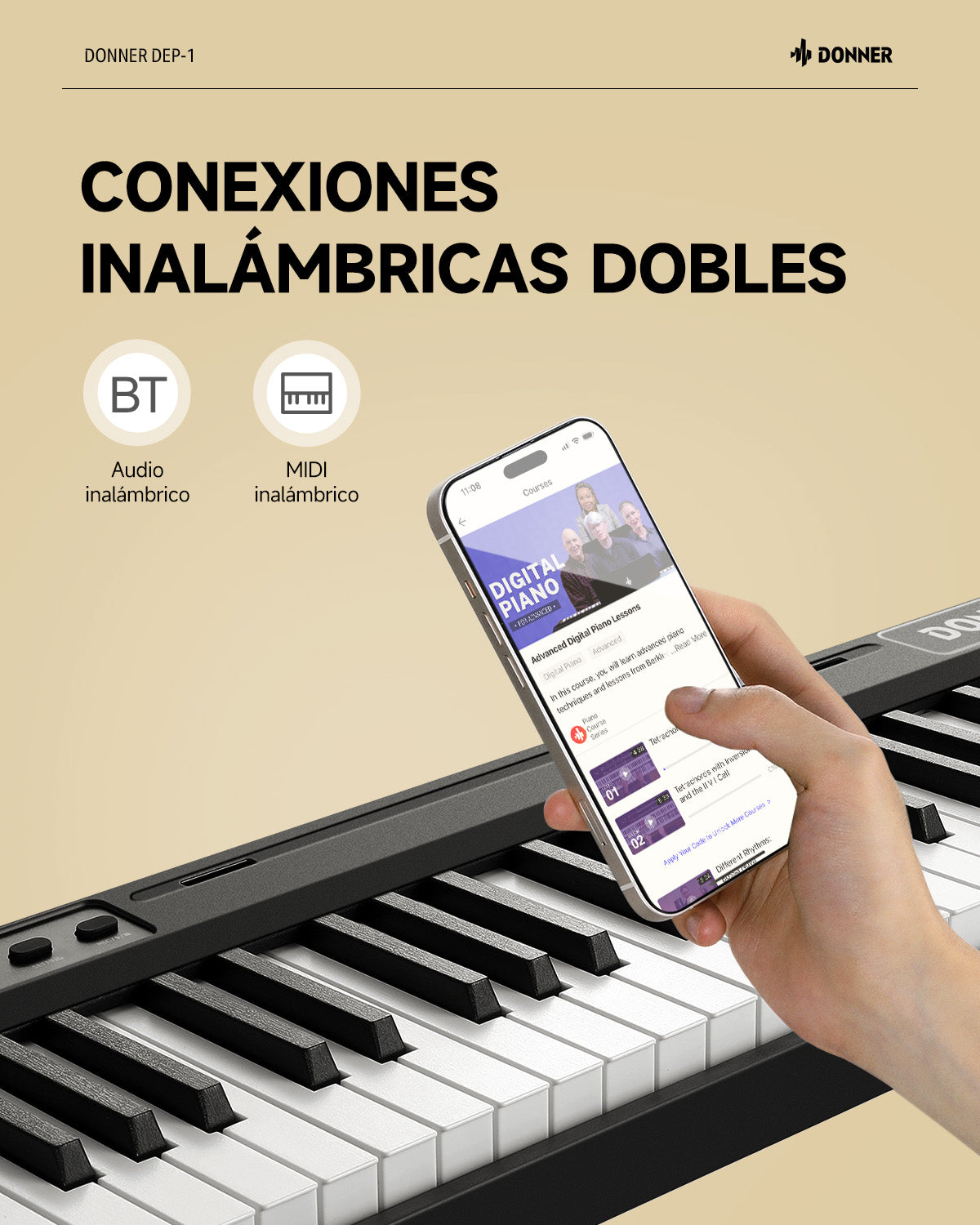 Donner DEP-1 Piano digital para principiantes