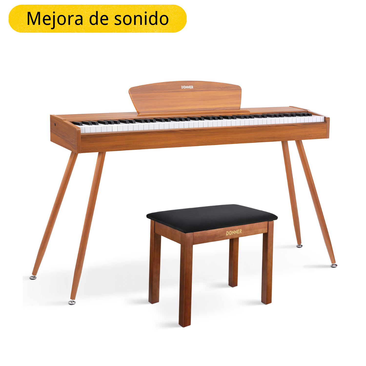 Donner DDP-80 Piano digital de madera con teclado fully weighted