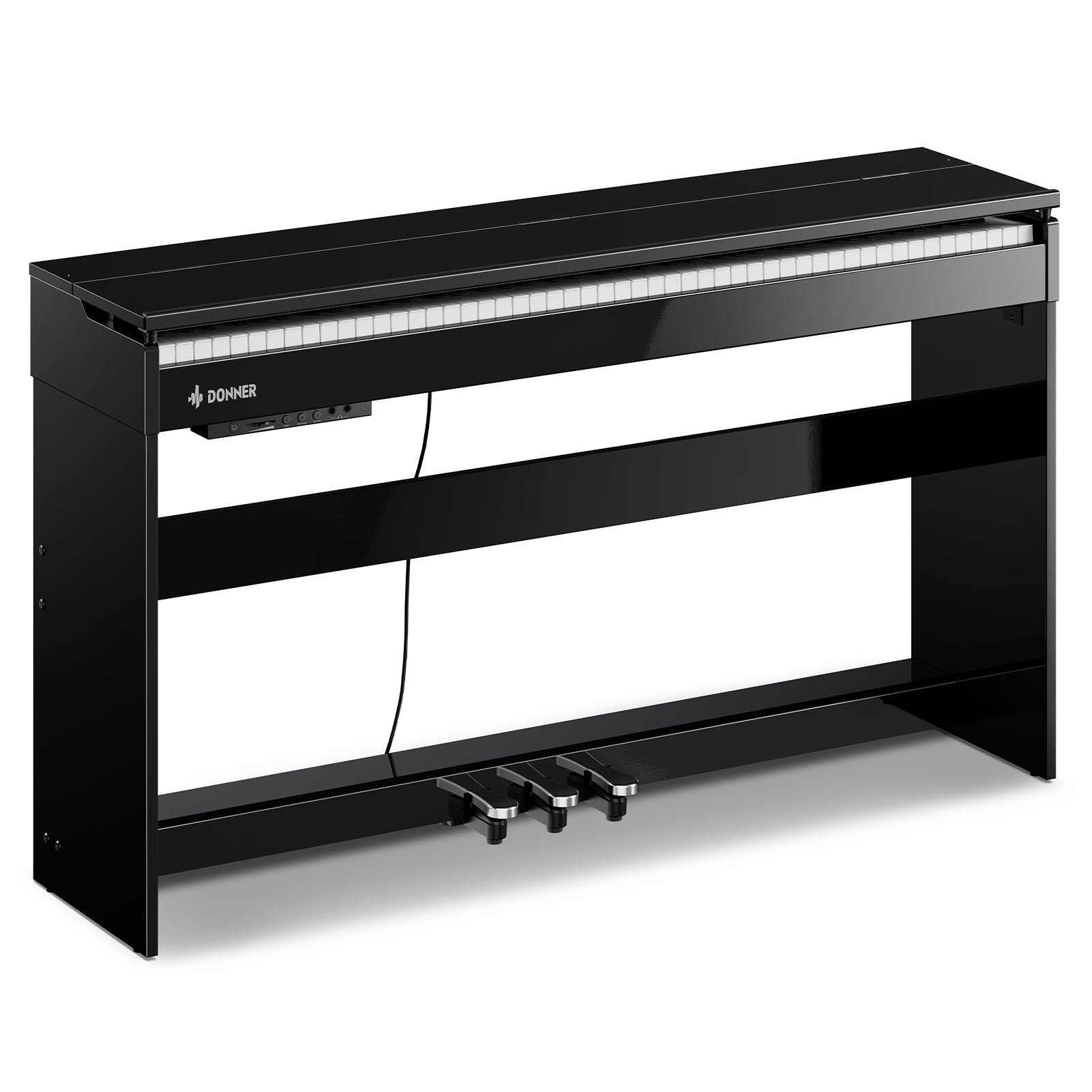 Donner DDP-75 Piano digital moderno con acabado de alto brillo