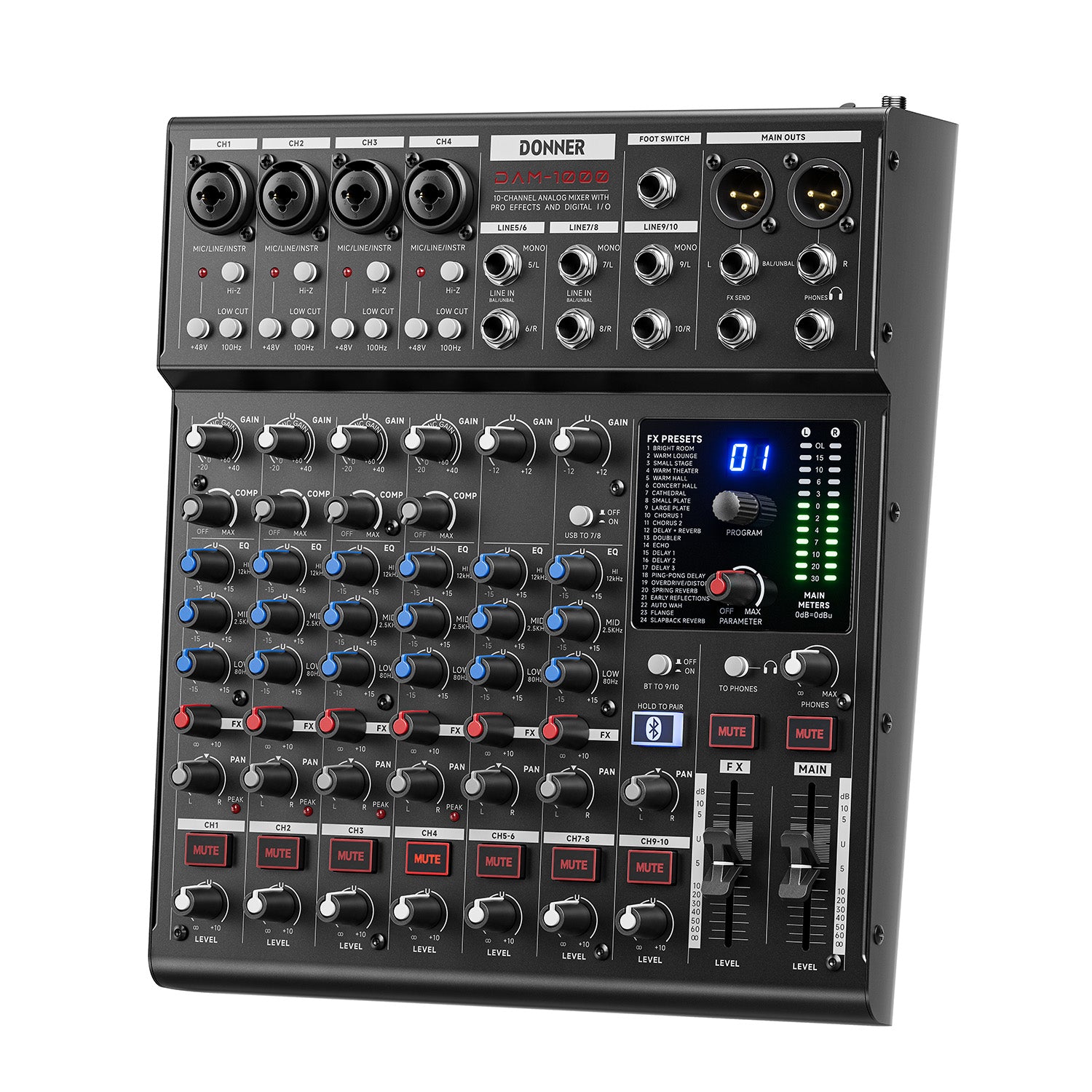 Mezclador de audio DONNER DAM1000