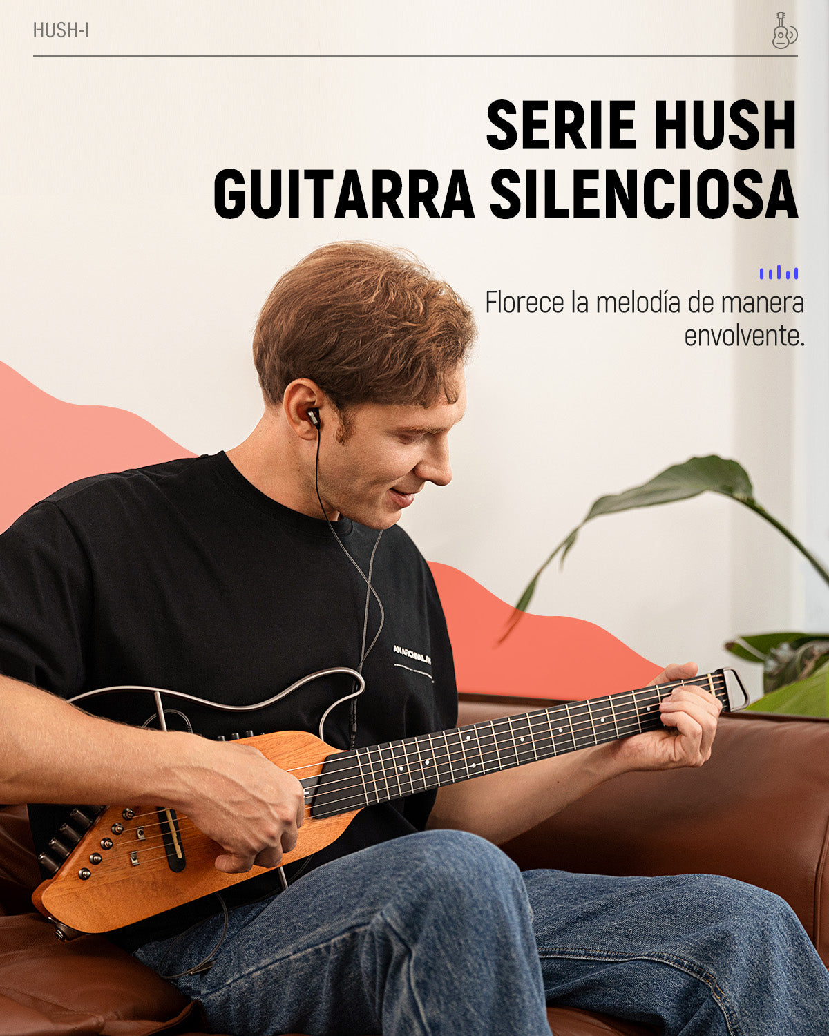 【Caja Abierta】Donner HUSH™ I Guitarra de viaje ultraligera y portátil