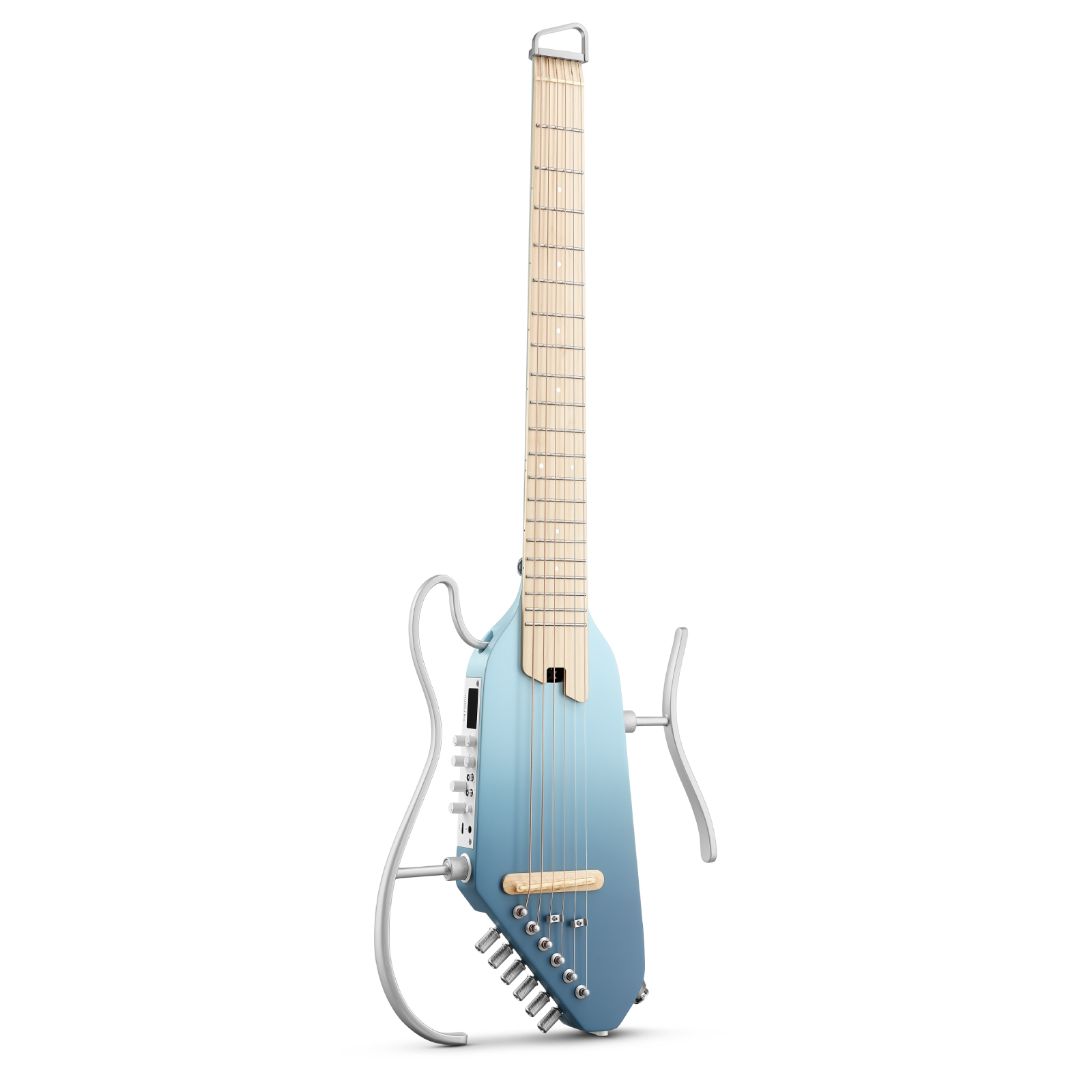 Donner HUSH™ I PRO Guitarra de viaje-Azul Hawái##