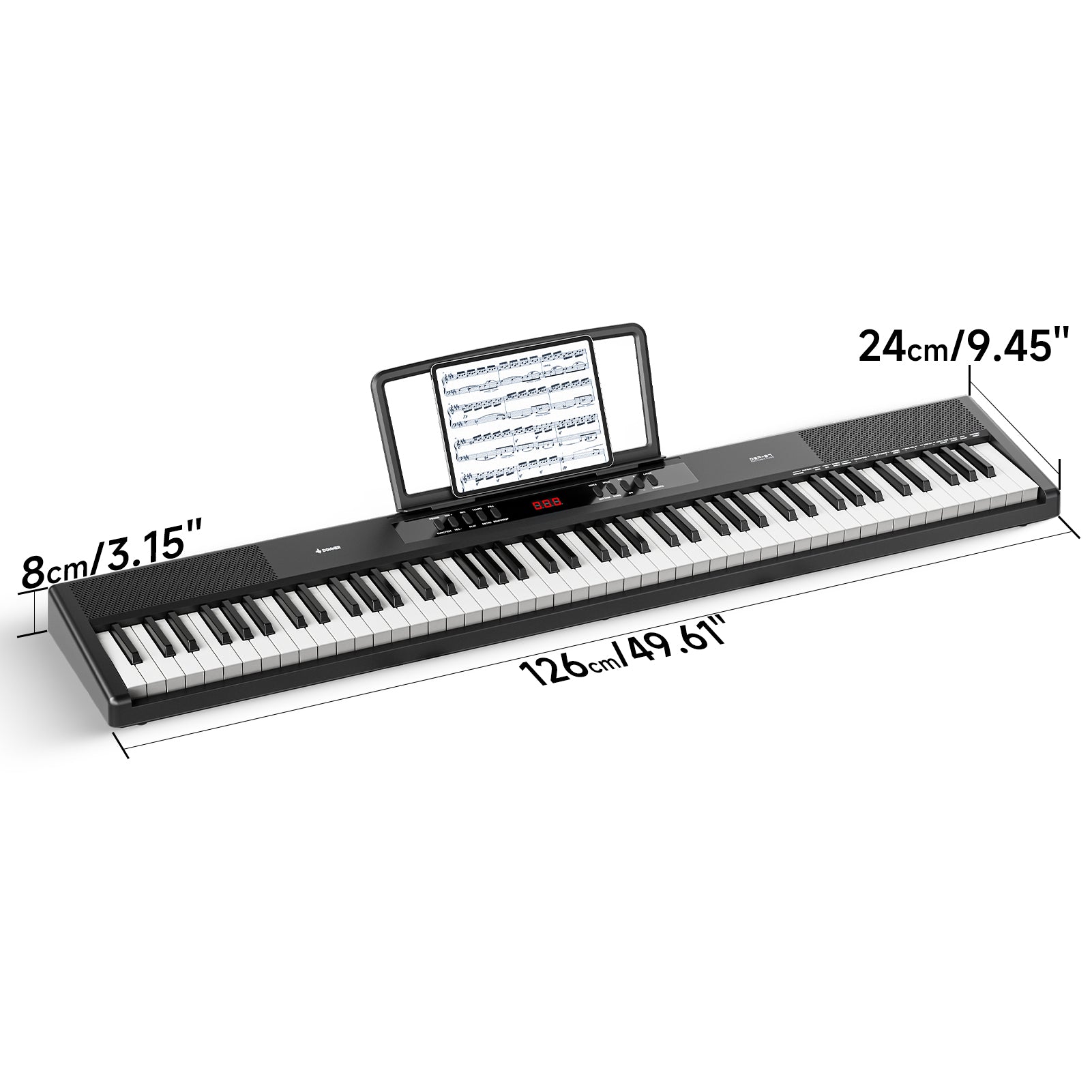 Donner DEP-07 Piano digital portátil de 88 teclas semipesadas