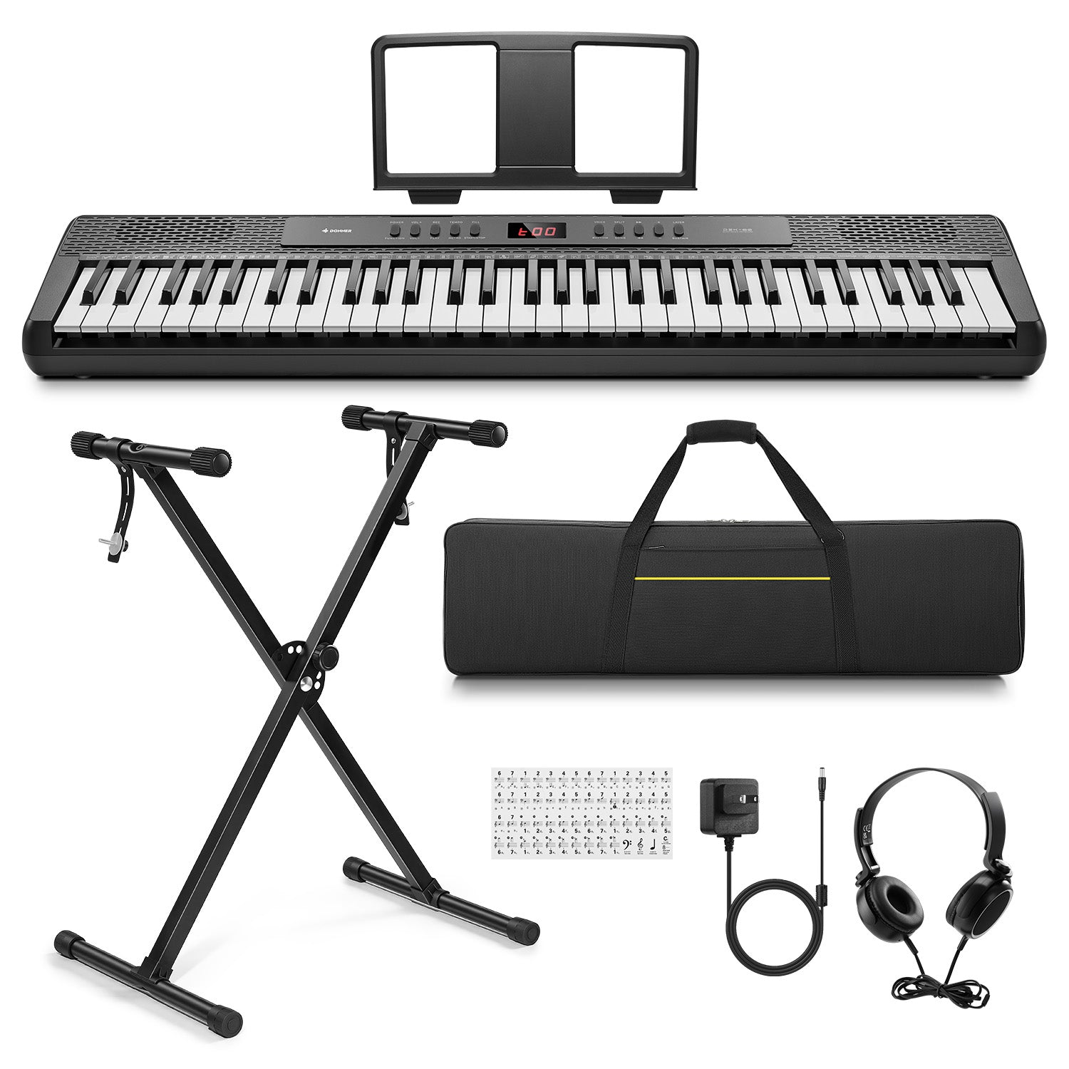 DONNER DEK-60 Teclado electrónico de 61 teclas