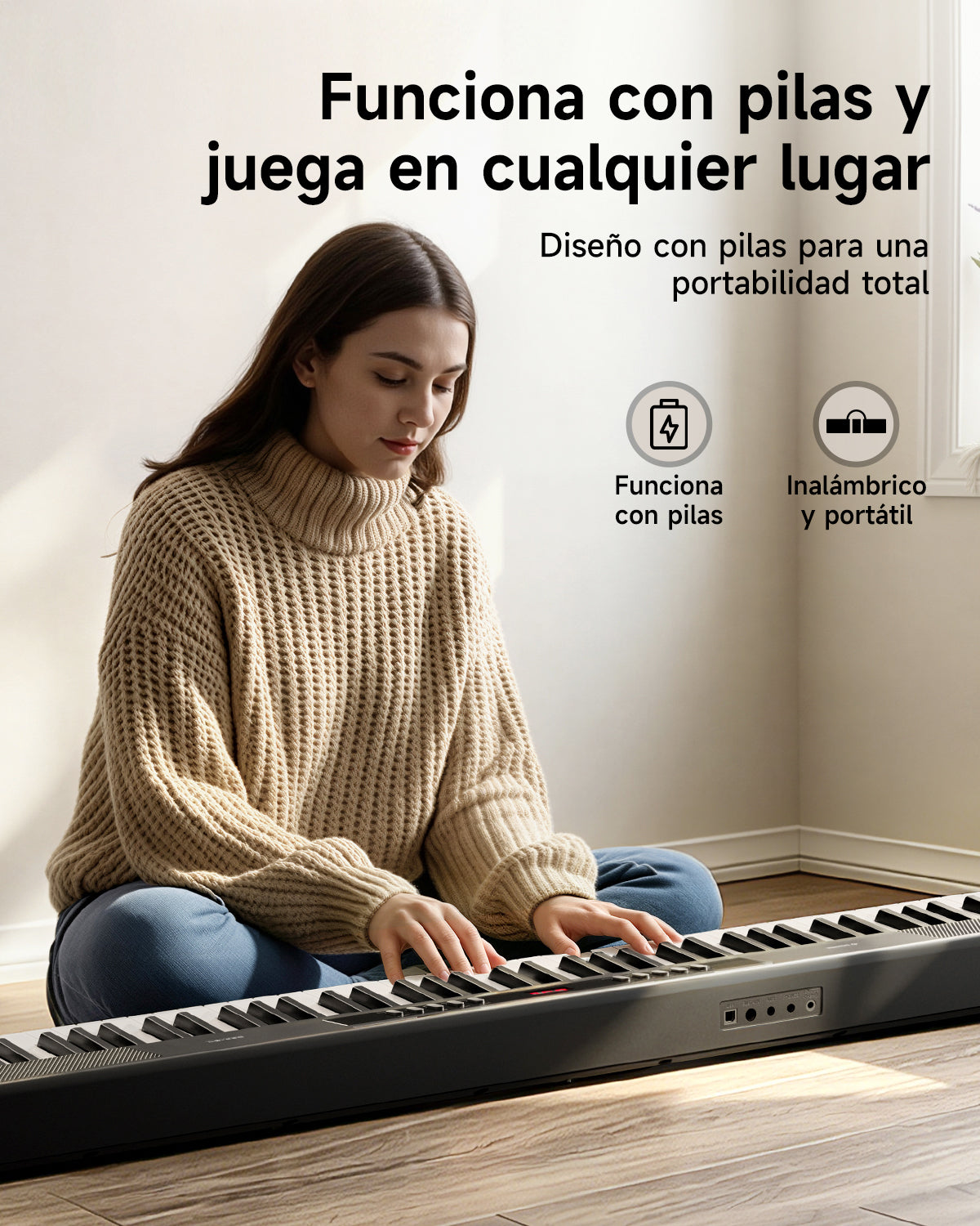 Donner DEP-07 Piano digital portátil de 88 teclas semipesadas