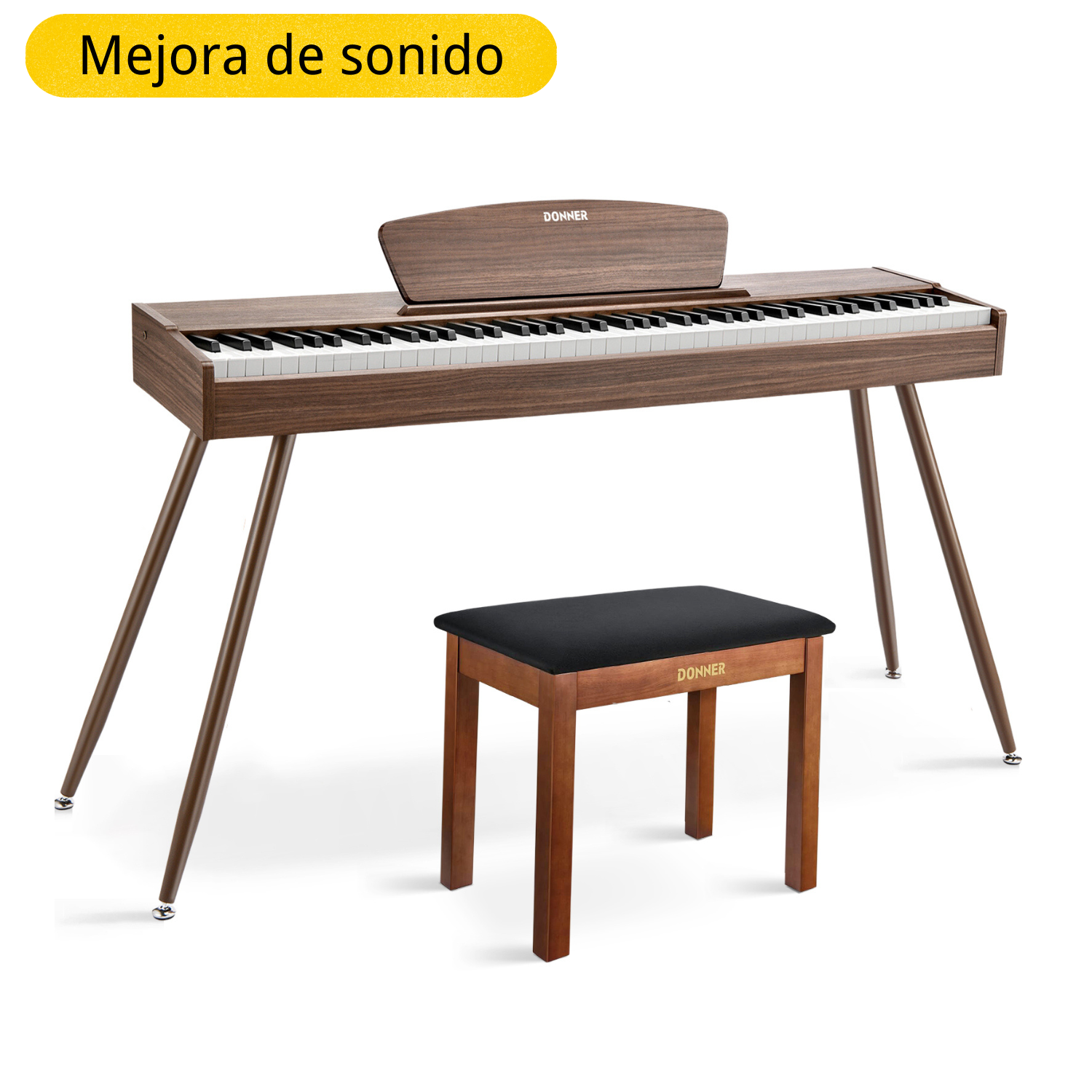 Donner DDP-80 Piano digital de madera con teclado fully weighted