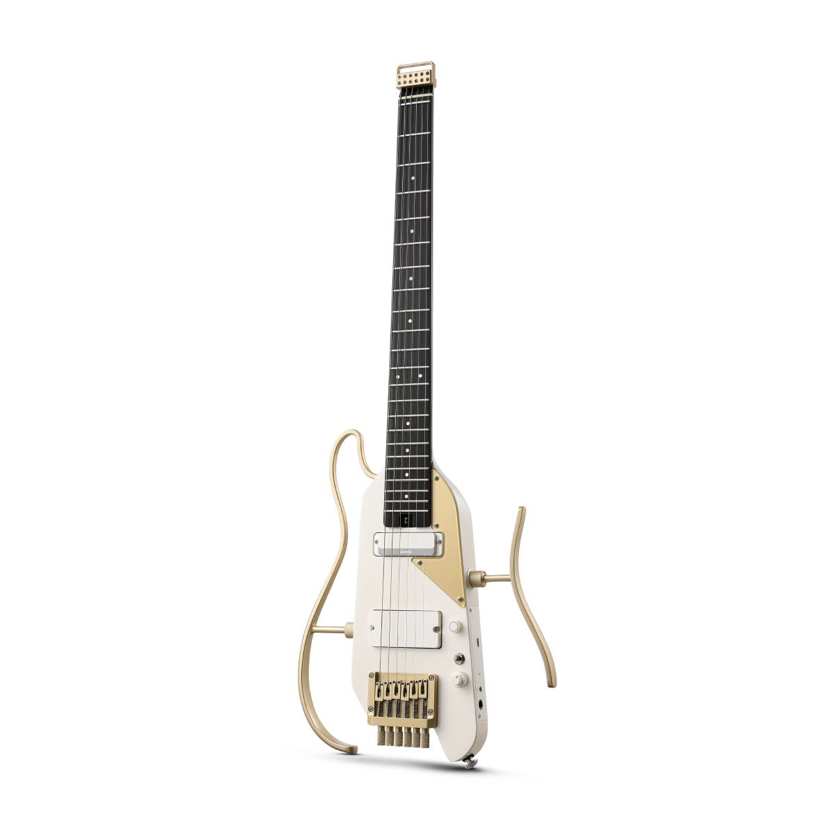 Donner HUSH™ X PRO Guitarra de viaje versátil-White-Luxe##