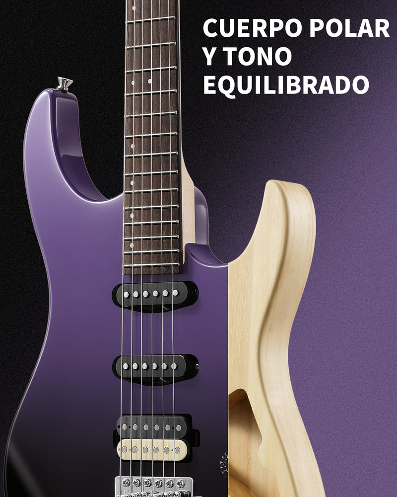 Donner DMT-66 Guitarra eléctrica con bobina simple de cerámica