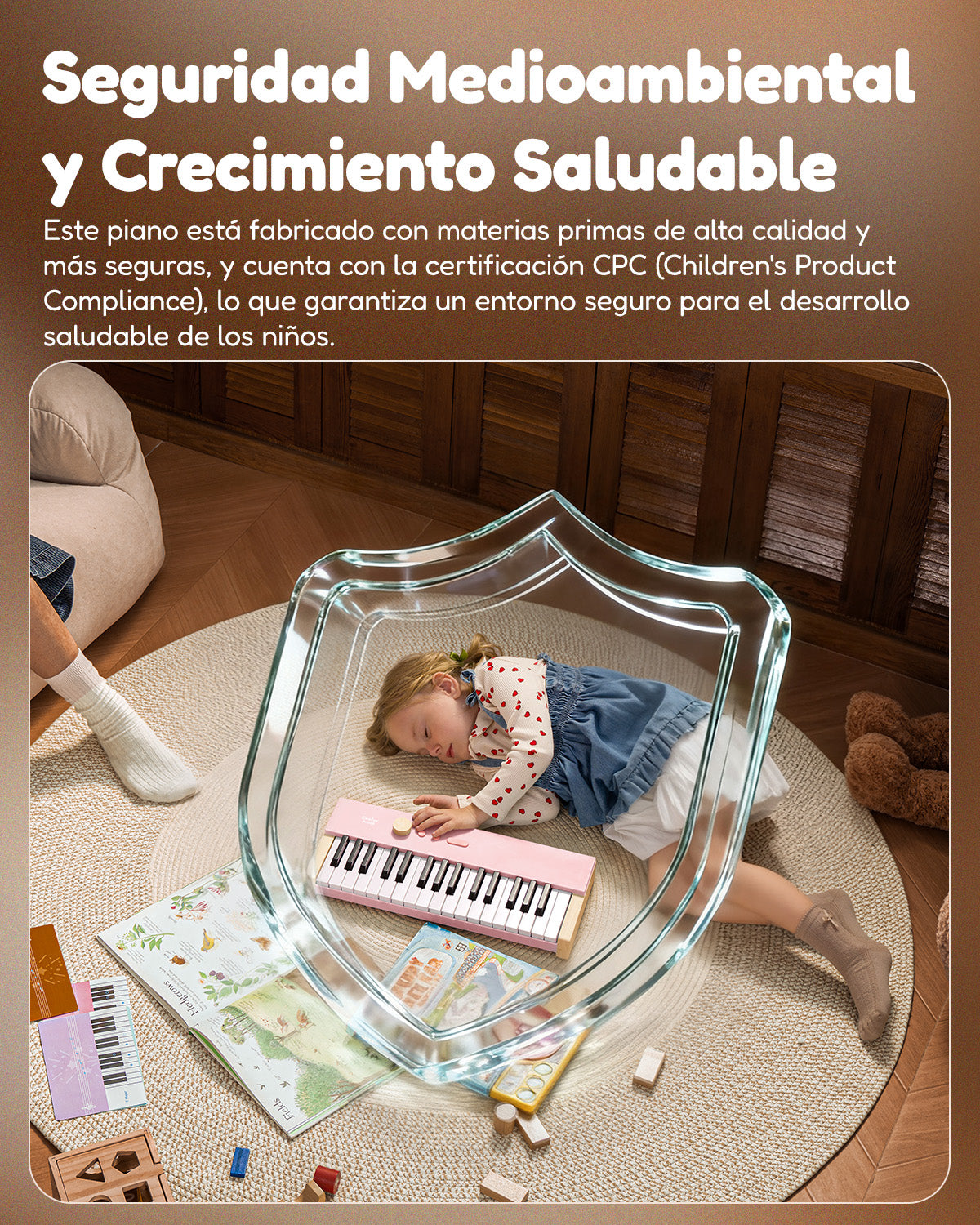 Eastar KIDO V-10 Mini teclado digital de 32 teclas-Rosa##