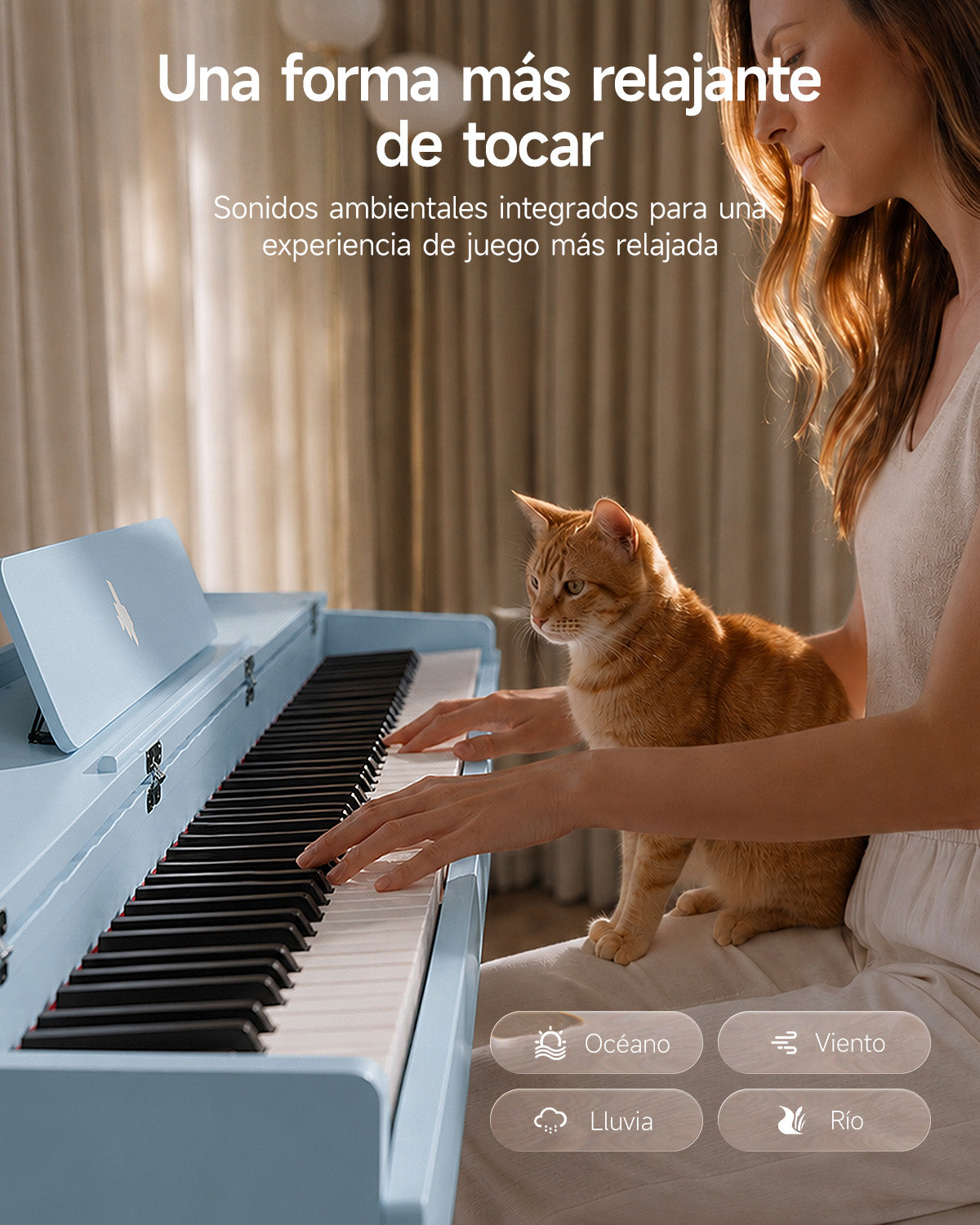 Donner OURA S200 Piano digital doméstico de 88 teclas Negro