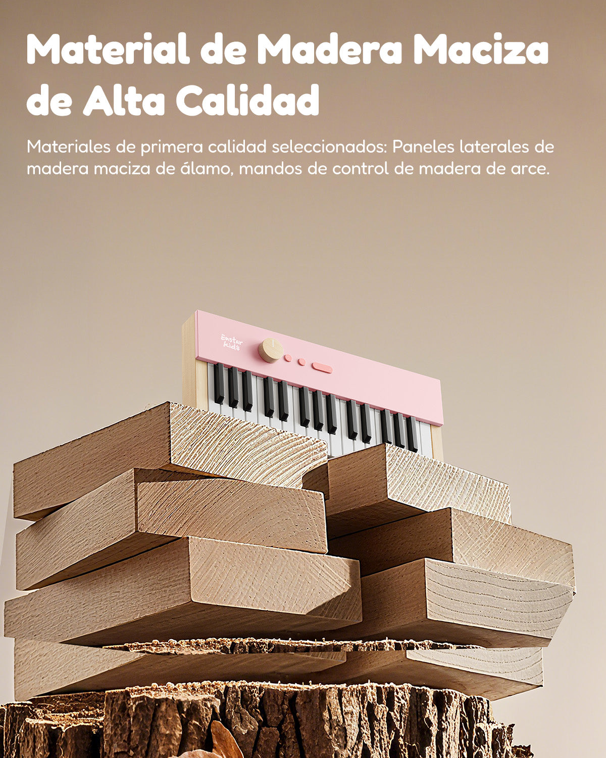 Eastar KIDO V-10 Mini teclado digital de 32 teclas-Rosa##