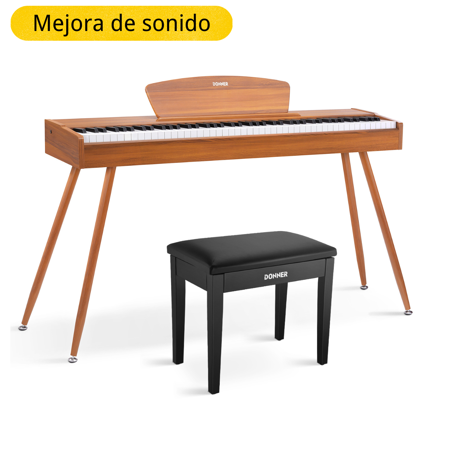 Donner DDP-80 Piano digital de madera con teclado fully weighted