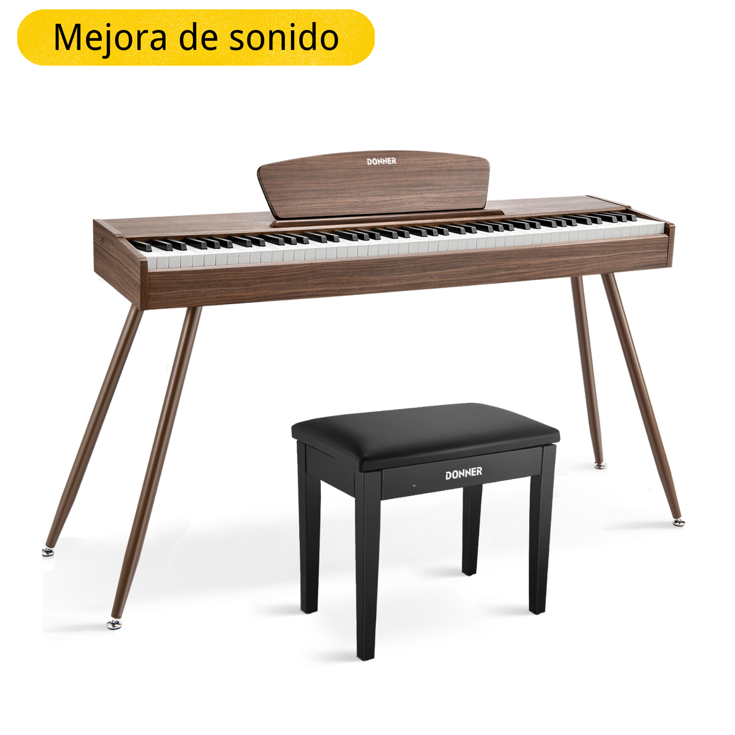 Donner DDP-80 Piano digital de madera con teclado fully weighted