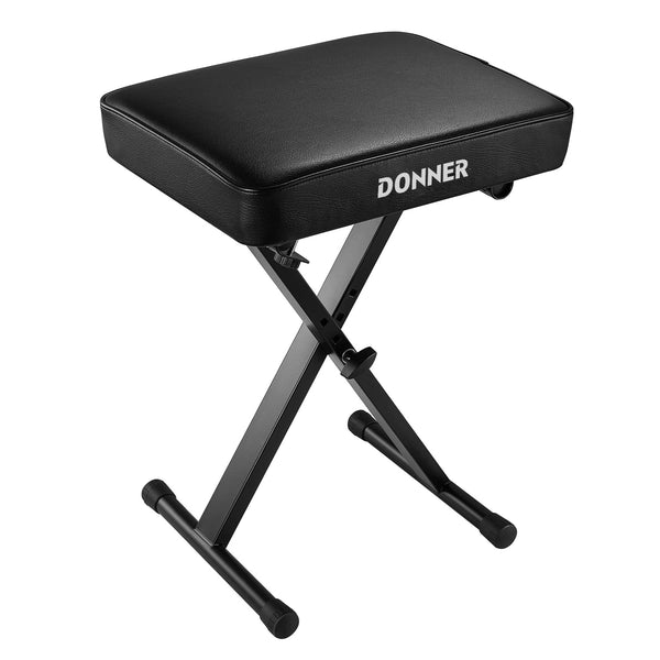 Donner Adjustable X-Style Bench with Extra High-Density Padding