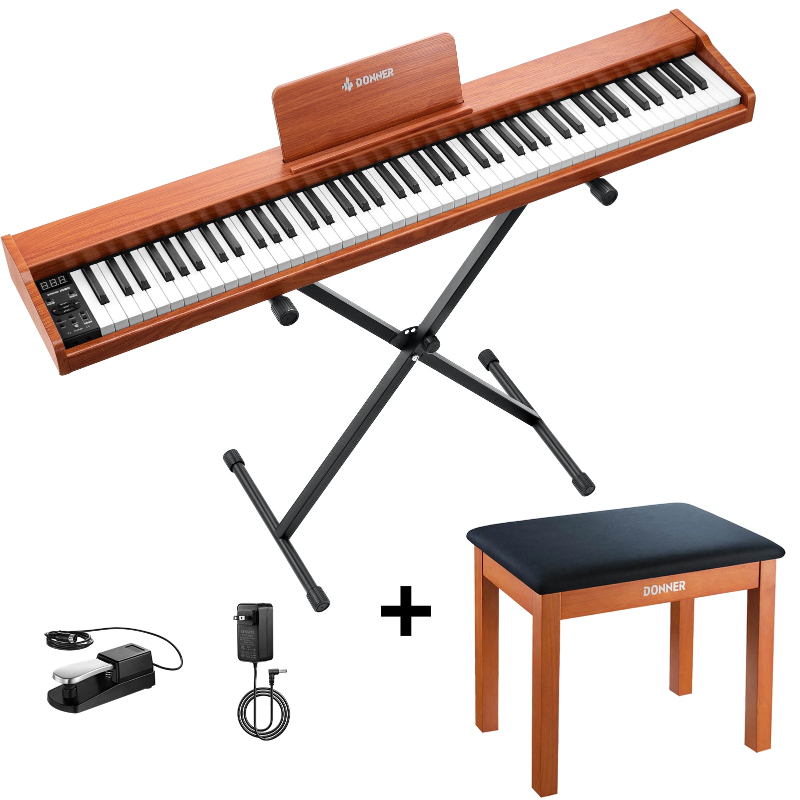 Donner DEP-1S Piano digital con teclado semi-pesado