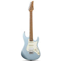 Donner DST-550 Guitarra Eléctrica ST de 39 Pulgadas con Pastilla HSS Cuerpo Sólido de Álamo de Doble Corte-Azul##