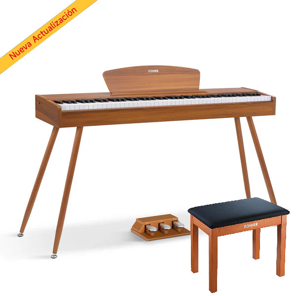 Donner DDP-80 piano de digital estilo madera 88-teclas contrapesadas