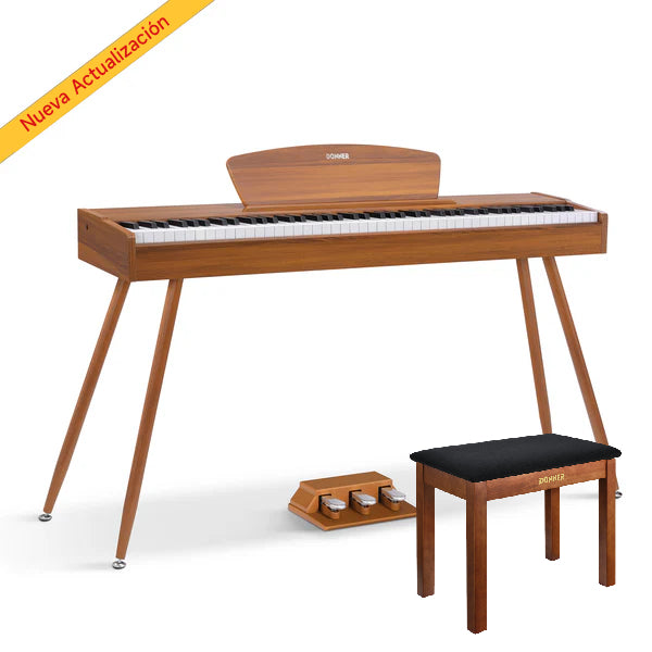 Donner DDP-80 piano de digital estilo madera 88-teclas contrapesadas