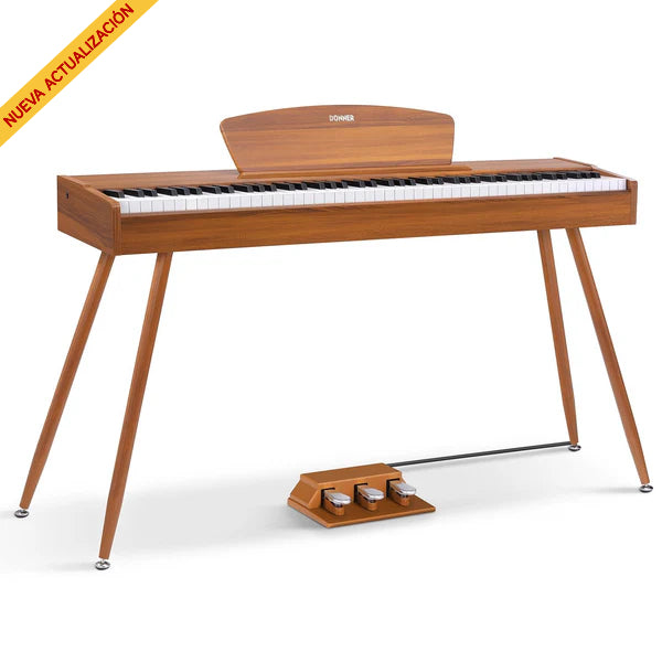 Donner DDP-80 piano de digital estilo madera 88-teclas contrapesadas