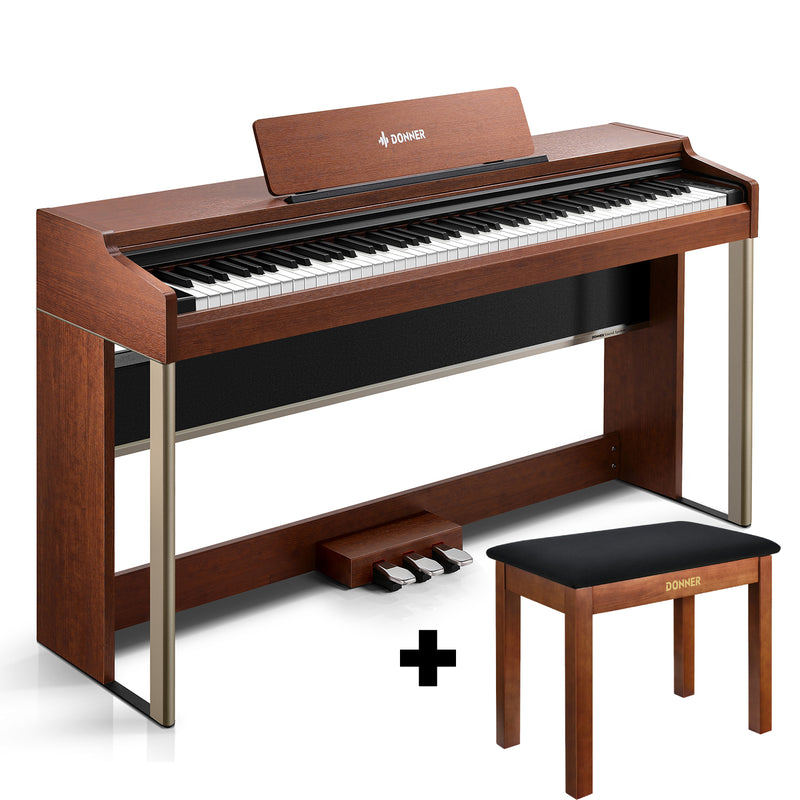 【Pre-venta】Donner DDP-200 PRO Piano digital vertical con 88 teclas de acción de martillo graduada progresiva - Envío el 6 de diciembre.